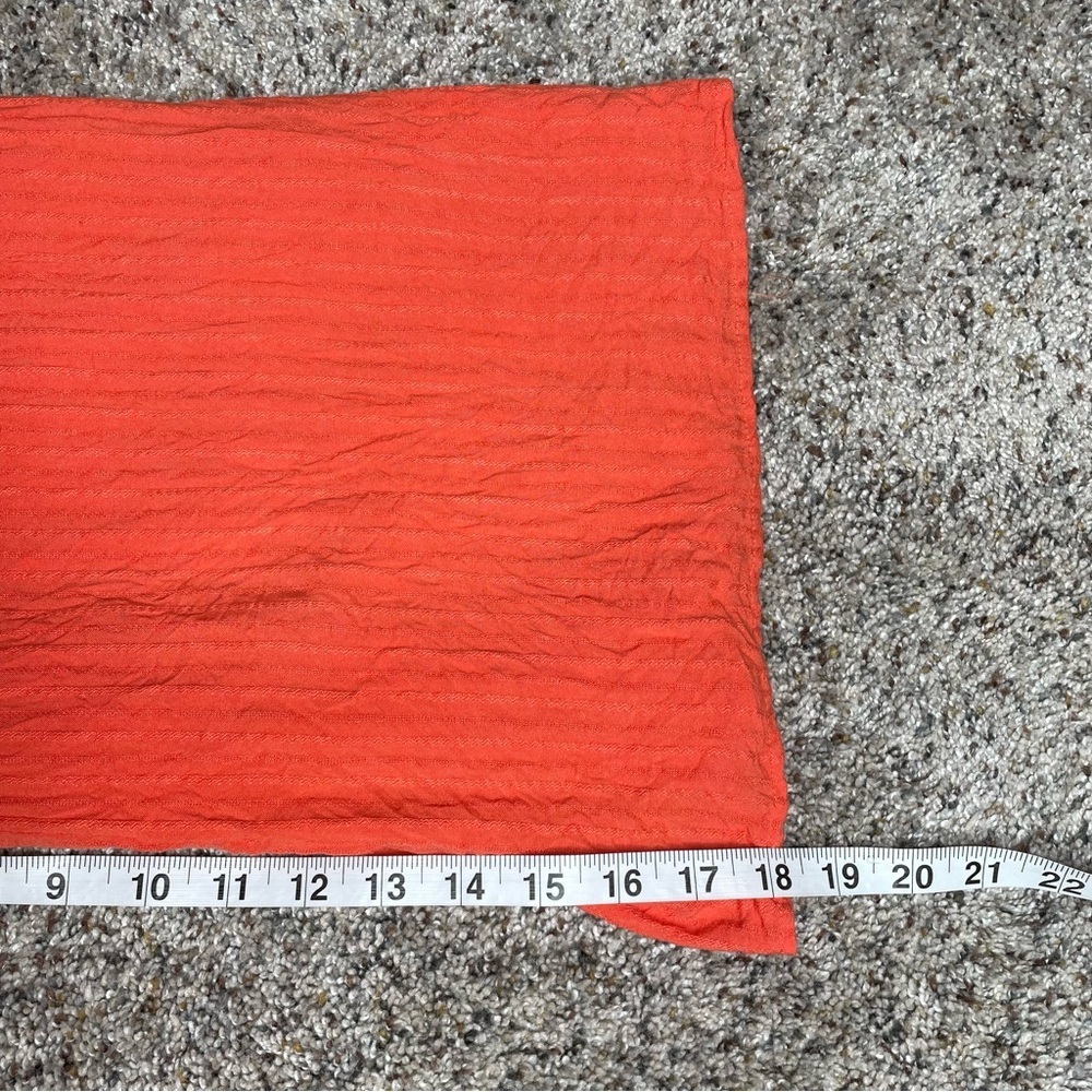 Lulu's Coral V-Neck Wide-Leg Smocked Jumpsuit - Picture 11 of 11